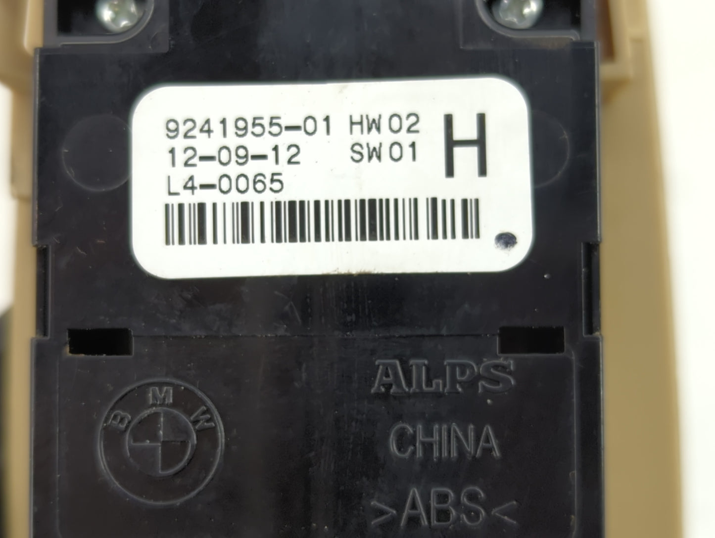 2007-2010 Bmw M6 Master Power Window Switch Replacement Driver Side Left P/N:9241955-01 Fits Fits 2006 2007 2008 2009 2010 O