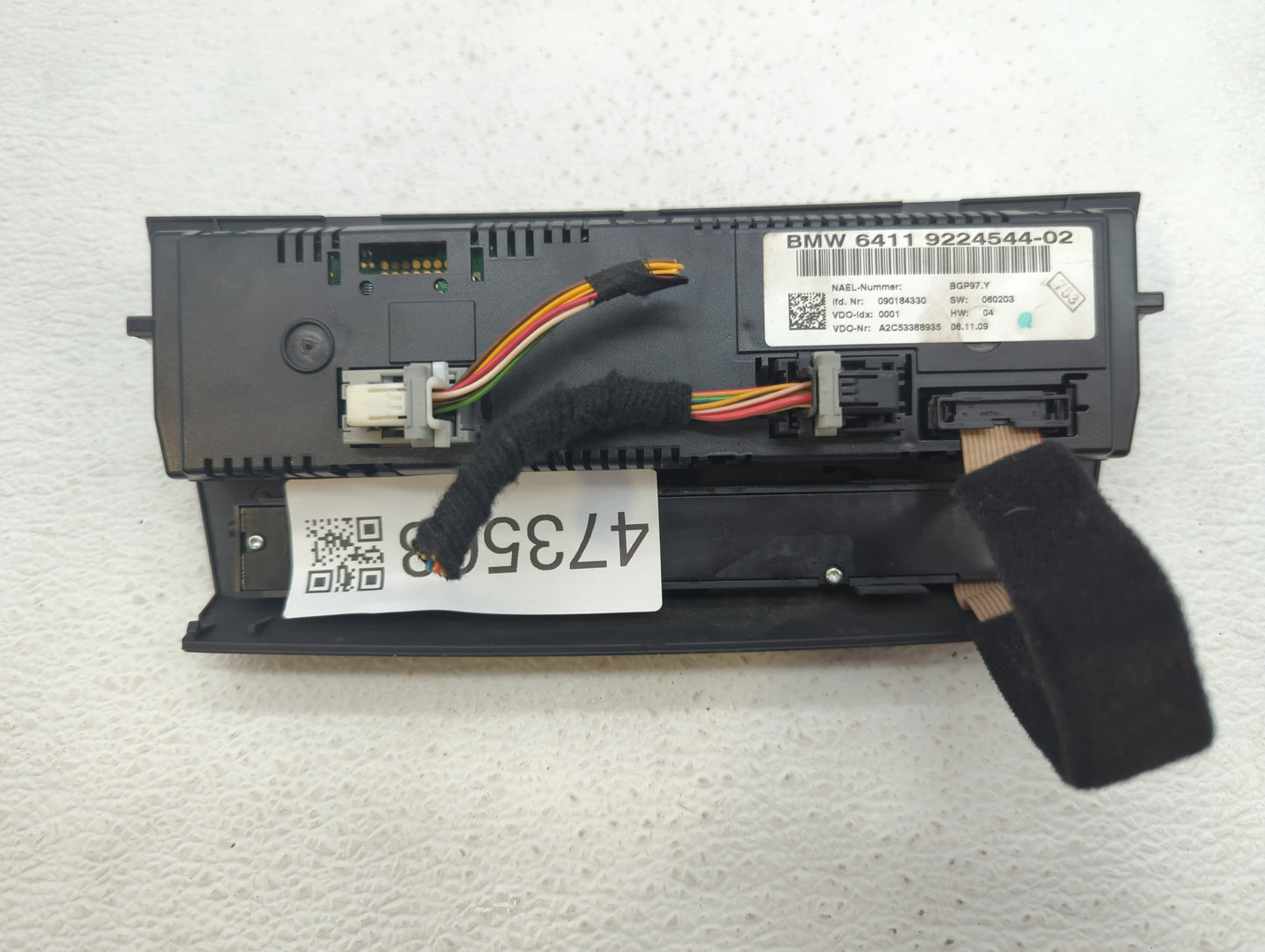 2012-2015 Bmw X1 Climate Control Module Temperature AC/Heater Replacement P/N:6411 9224544-02 6411 9263302-01 Fits OEM Used