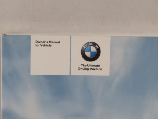 2010 Bmw X3 Owners Manual Book Guide P/N:01 40 2 605 560 OEM Used Auto Parts