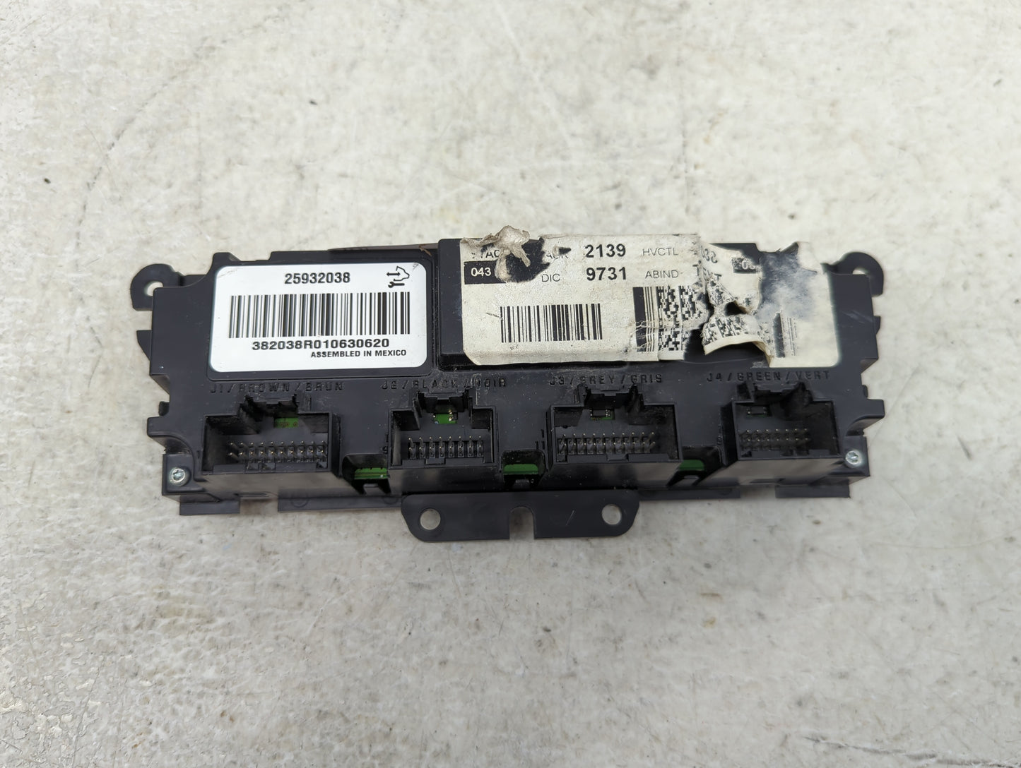 2008-2012 Buick Enclave Climate Control Module Temperature AC/Heater Replacement P/N:25932038 Fits Fits 2008 2009 2010 2011