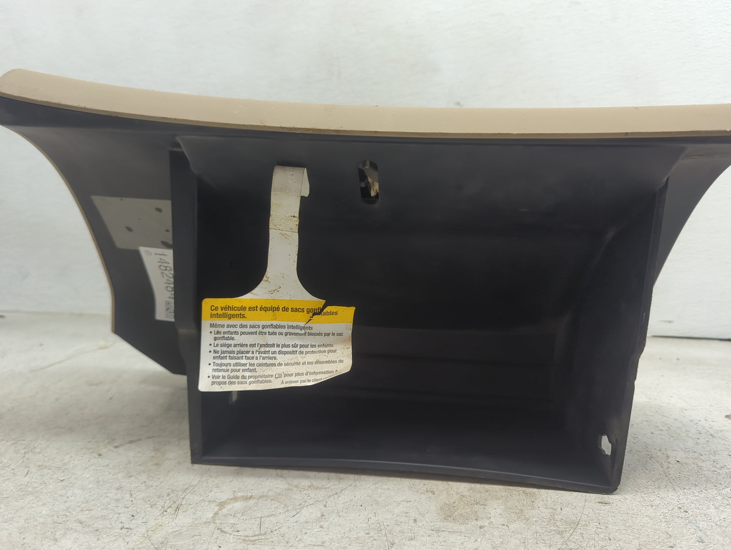 2010 Buick Enclave Passenger Glove Box Door Storage Compartment Tan - Oemusedautoparts1.com