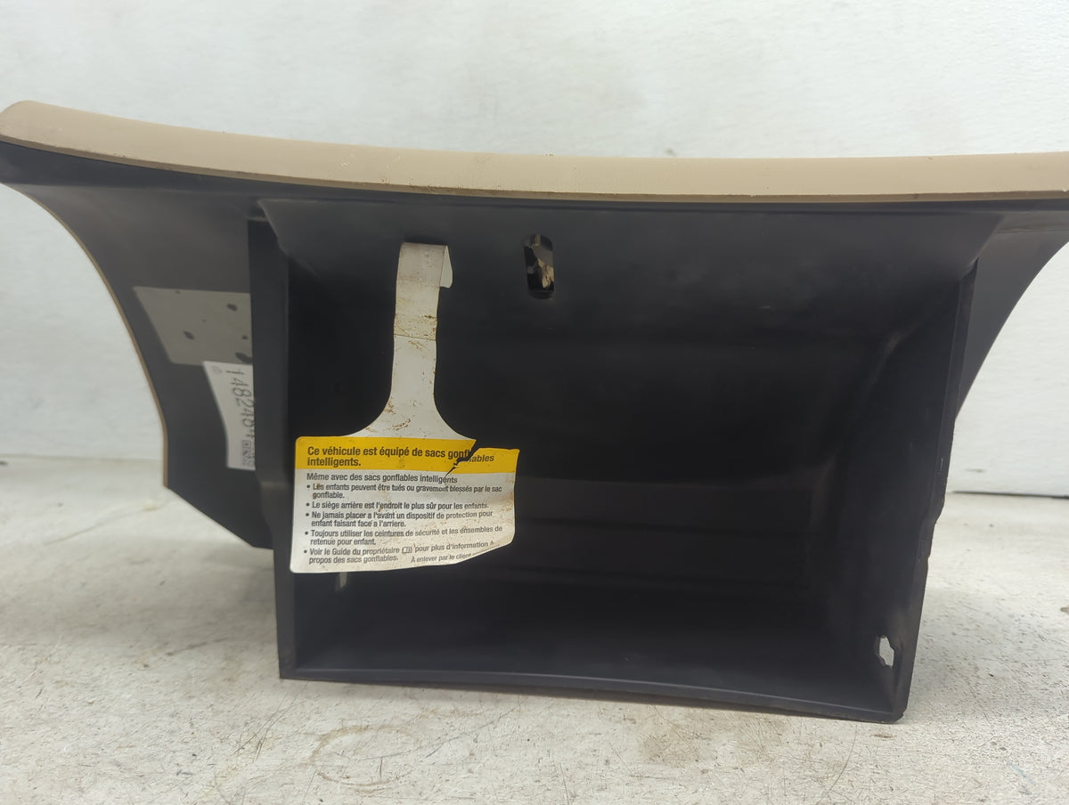 2010 Buick Enclave Passenger Glove Box Door Storage Compartment Tan - Oemusedautoparts1.com