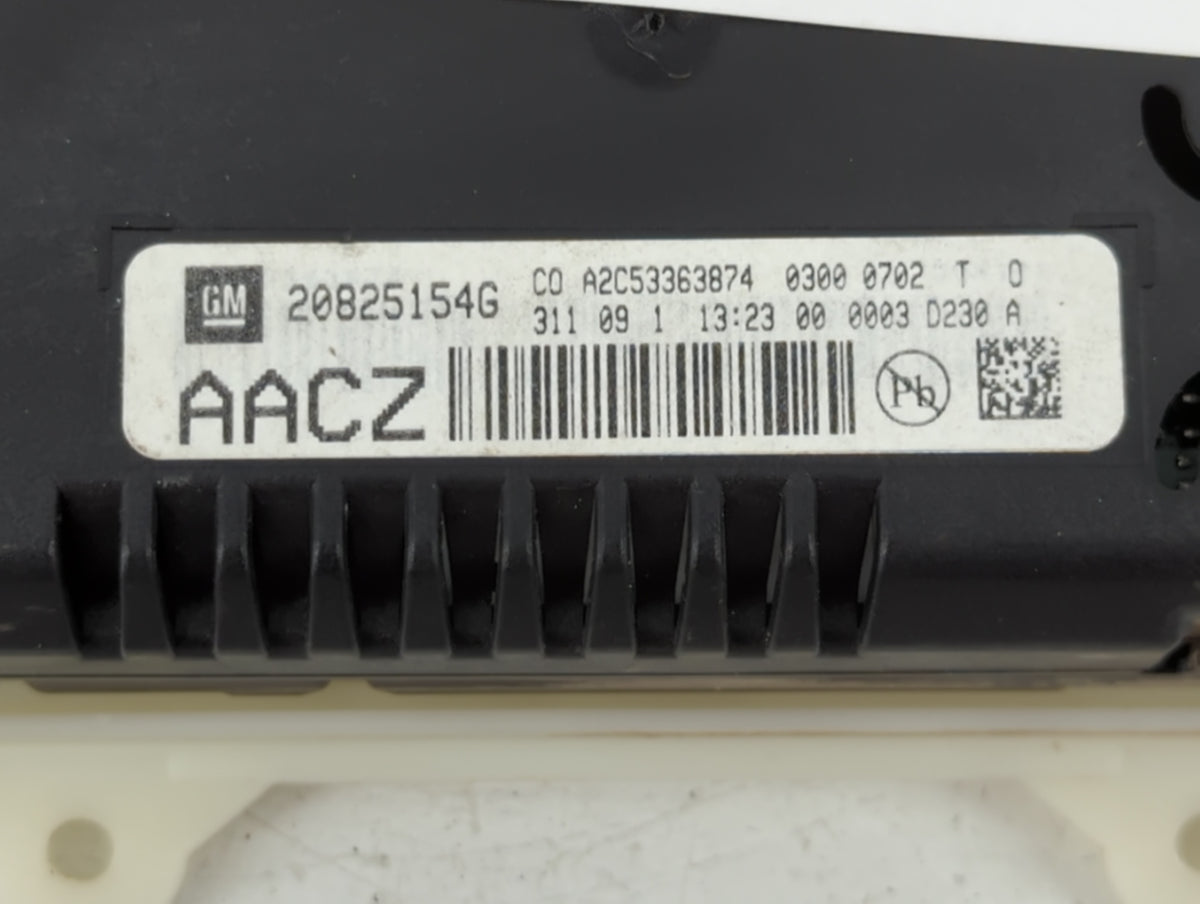 2010-2012 Buick Lacrosse Information Radio Display Screen - Oemusedautoparts1.com