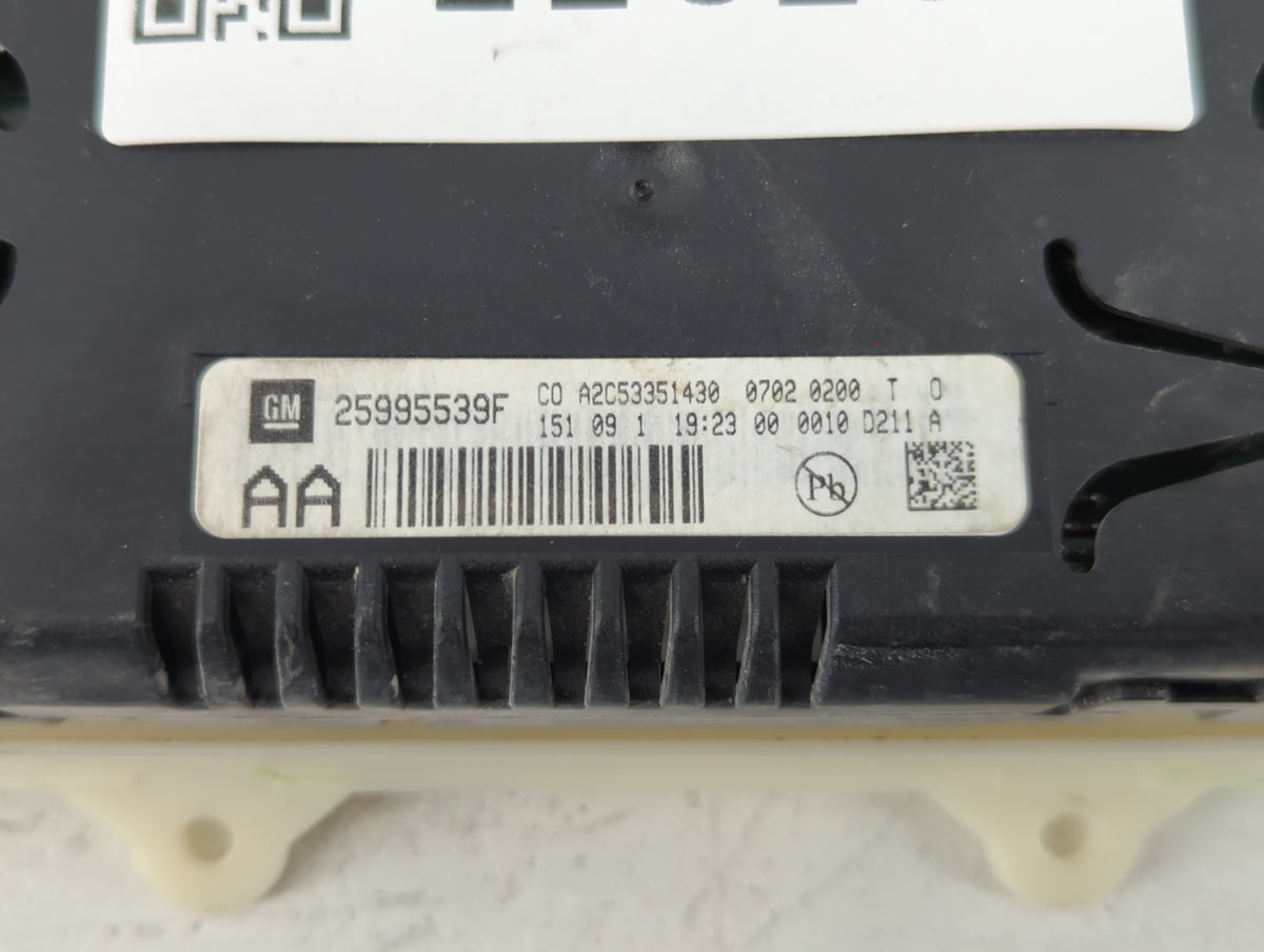 2010-2010 Buick Lacrosse Information Radio Display Screen - Oemusedautoparts1.com