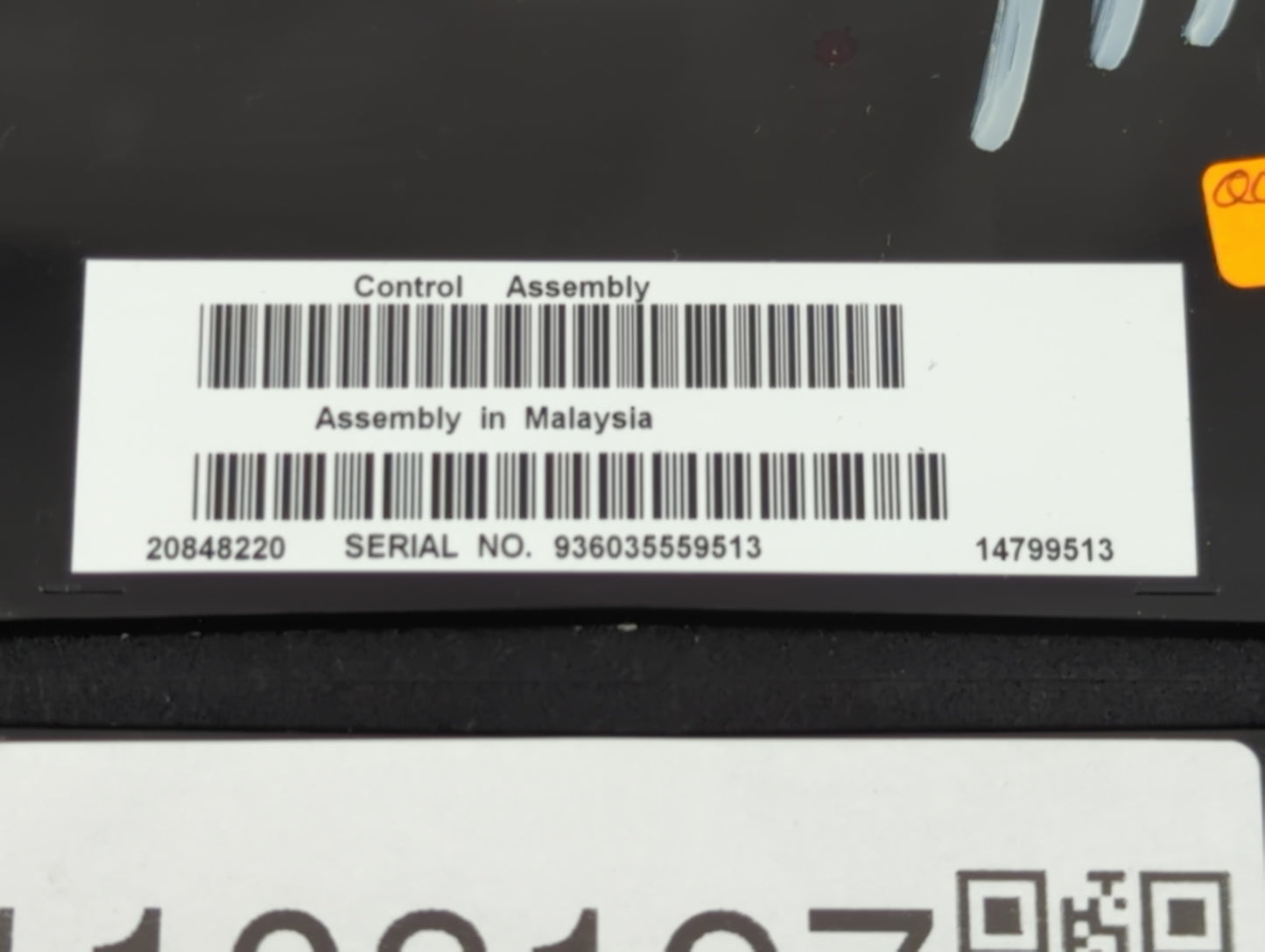 2010 Cadillac Srx Radio AM FM Cd Player Receiver Replacement P/N:20848220 Fits Fits 2011 OEM Used Auto Parts - Oemusedautopa