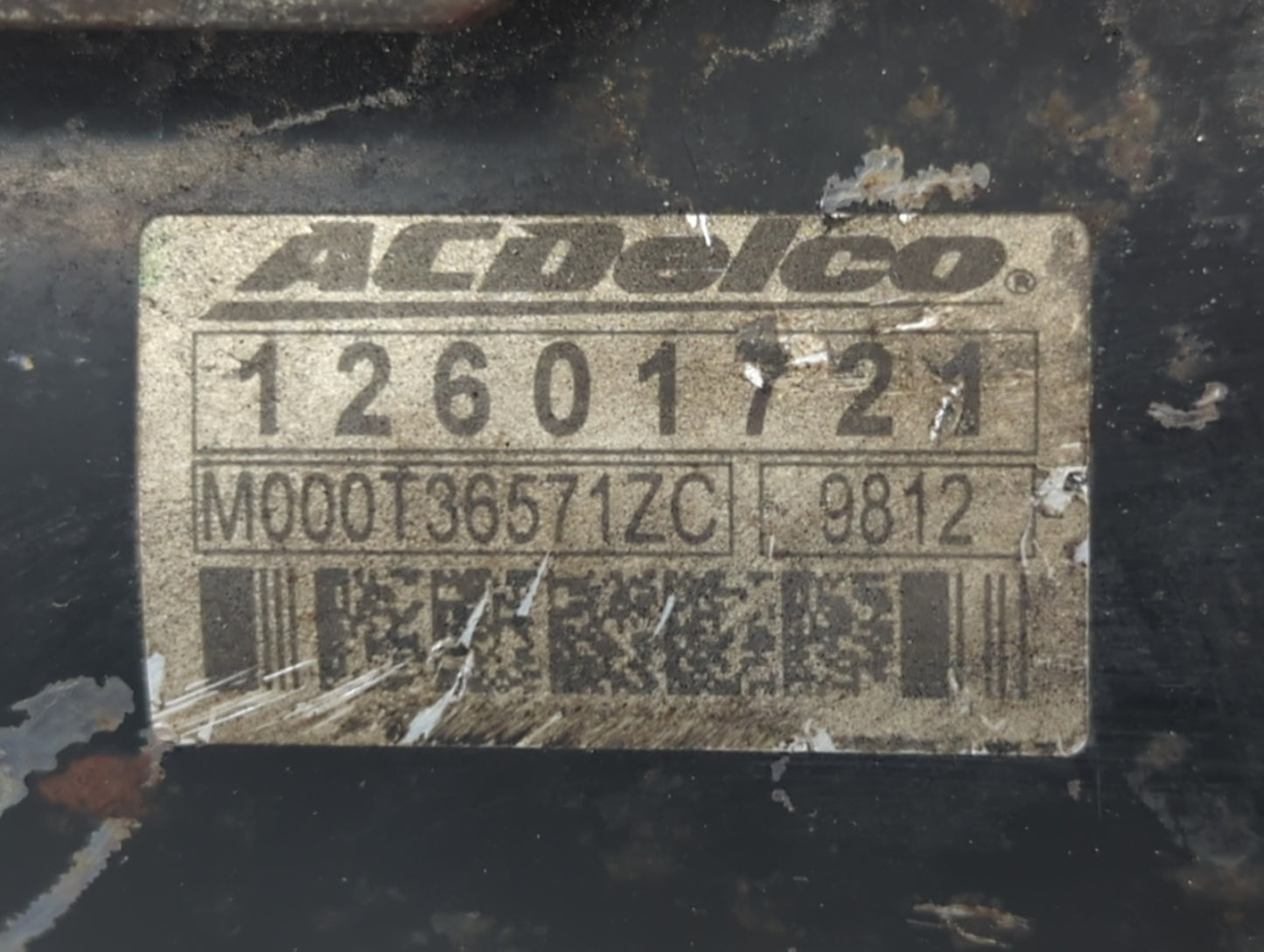 2010-2016 Cadillac Srx Car Starter Motor Solenoid OEM P/N:M000T36571 12601721 Fits OEM Used Auto Parts - Oemusedautoparts1.c