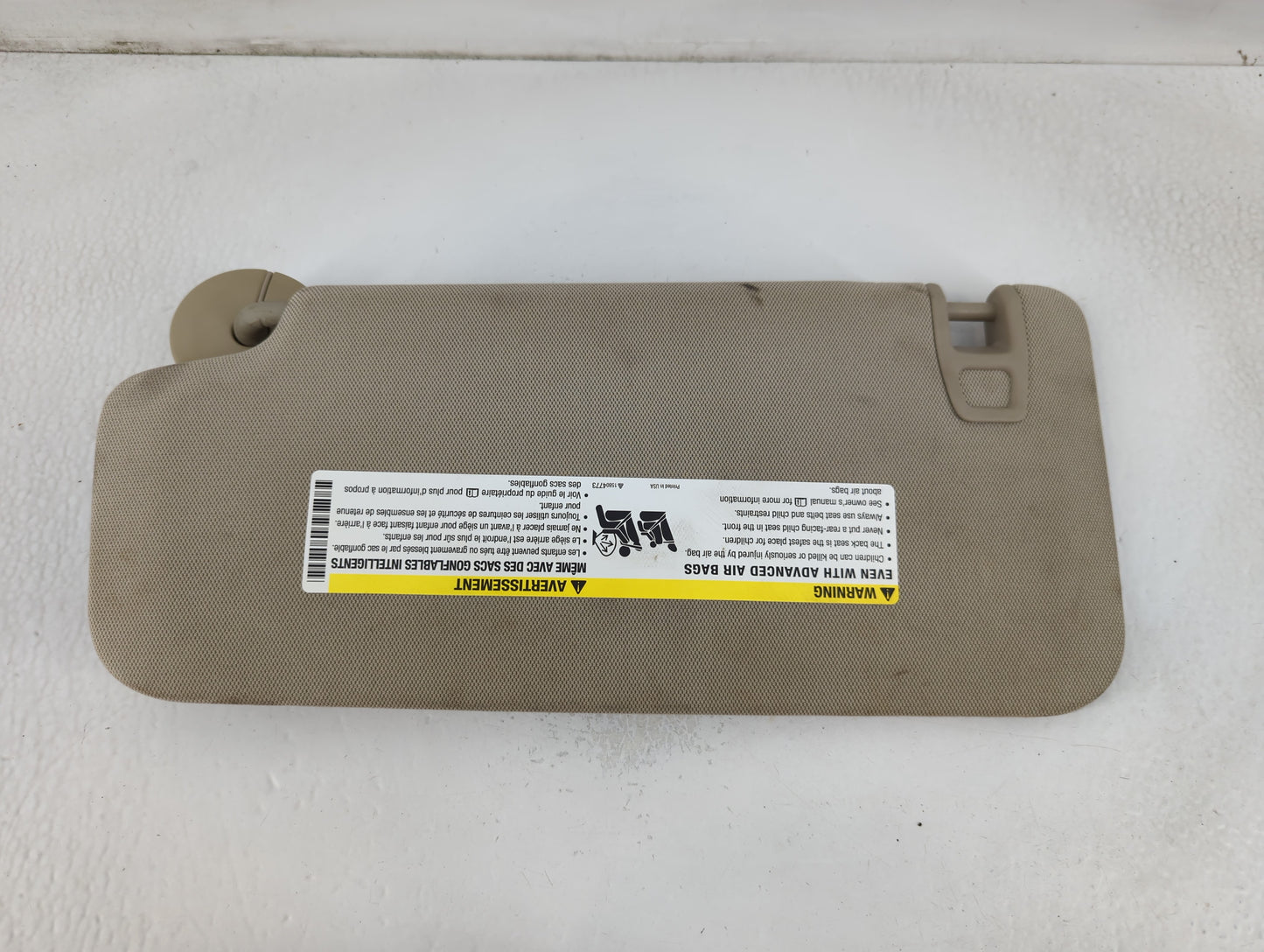2010-2014 Cadillac Srx Sun Visor Shade Replacement Passenger Right Mirror Fits Fits 2010 2011 2012 2013 2014 OEM Used Auto P