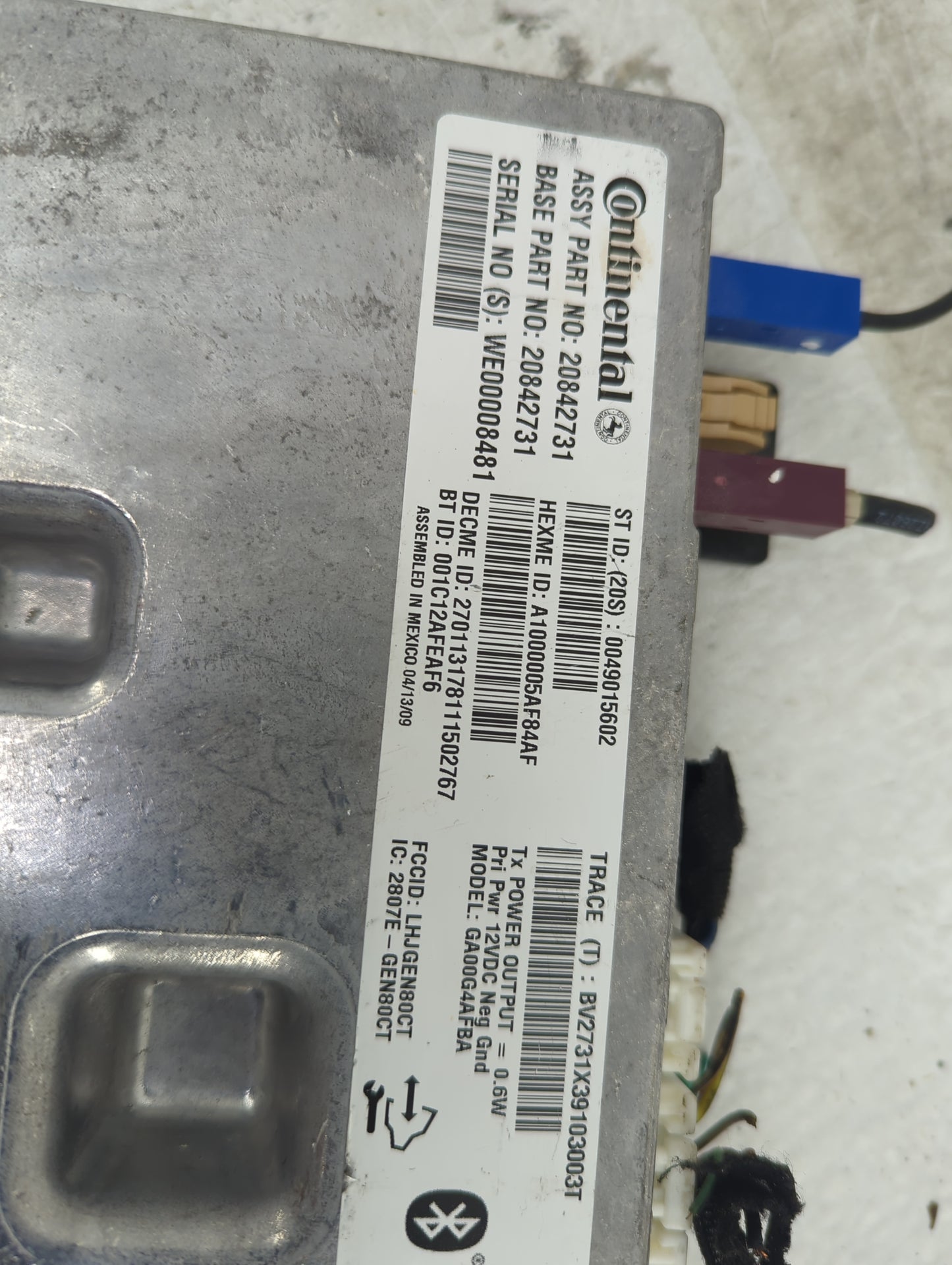 2010 Chevrolet Camaro Radio AM FM Cd Player Receiver Replacement P/N:20842731 Fits Fits 2011 OEM Used Auto Parts - Oemusedau
