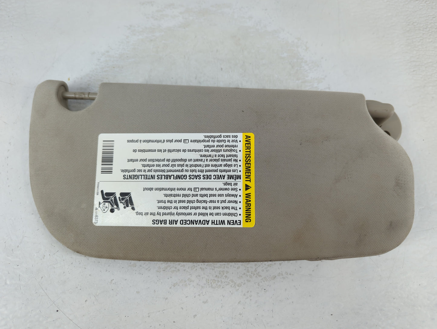 2005-2010 Chevrolet Cobalt Sun Visor Shade Replacement Driver Left Mirror Fits Fits 2005 2006 2007 2008 2009 2010 OEM Used A