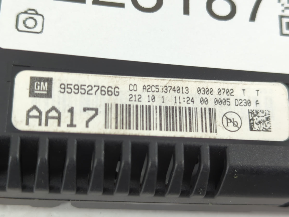 2010-2015 Chevrolet Equinox Information Radio Display Screen 1228187 - Oemusedautoparts1.com