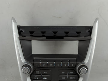 2010-2011 Chevrolet Equinox Radio Control Panel Silver