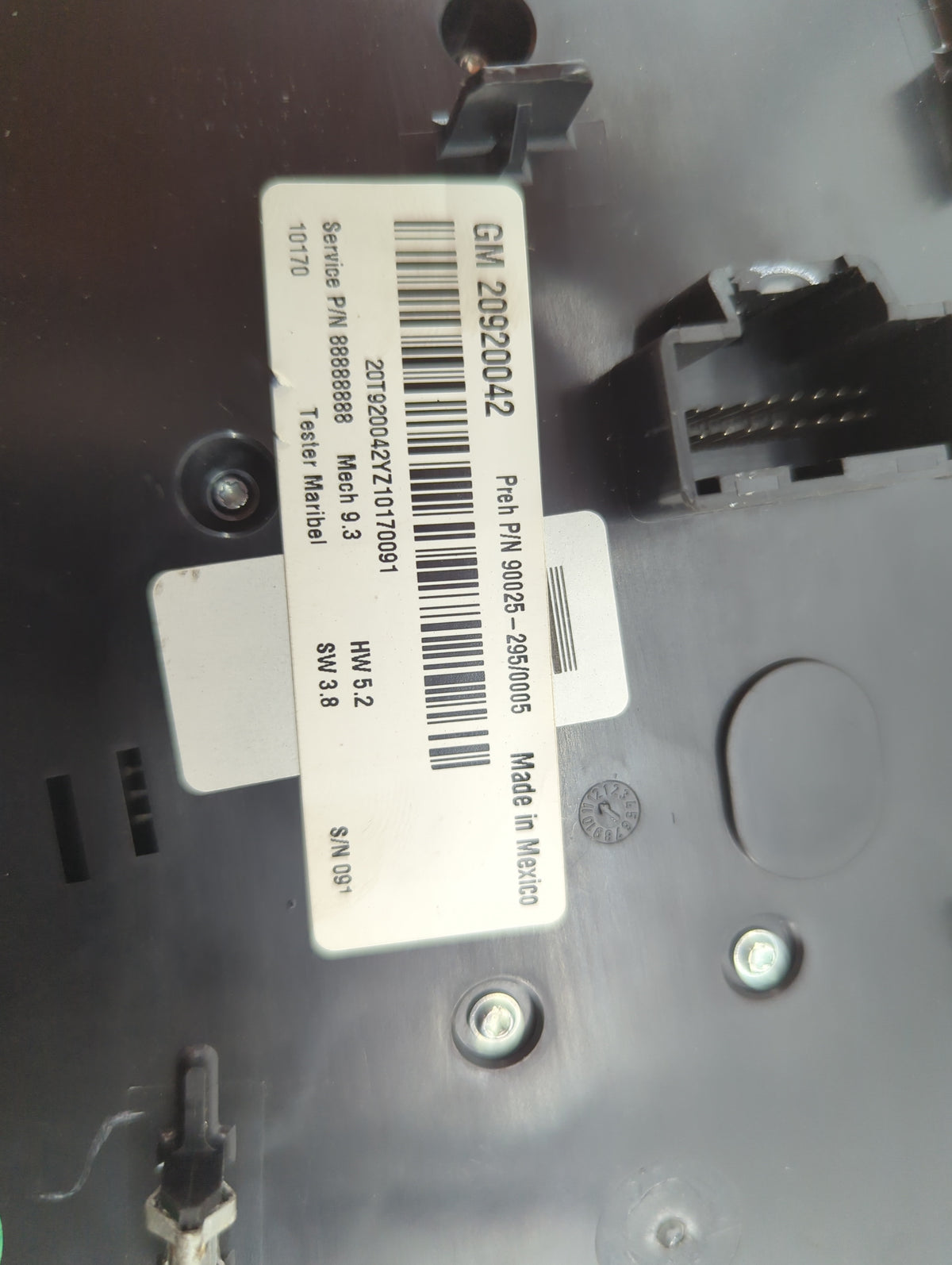 2010-2011 Chevrolet Equinox Radio Control Panel 1507112 - Oemusedautoparts1.com
