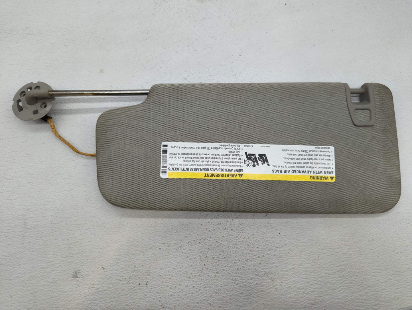 2010-2017 Chevrolet Equinox Sun Visor Shade Replacement Passenger Right Mirror Fits Fits 2010 2011 2012 2013 2014 2015 2016