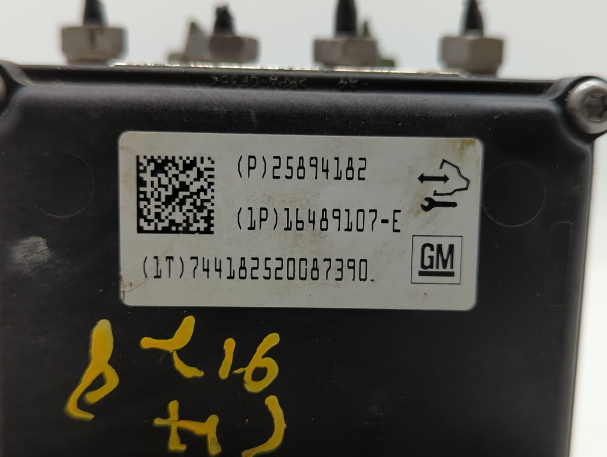 2008-2010 Chevrolet Impala Anti-Lock Brake ABS Pump Module Actuator OEM P/N:25864095 25863696, 25894182 Fits Fits 2008 2009