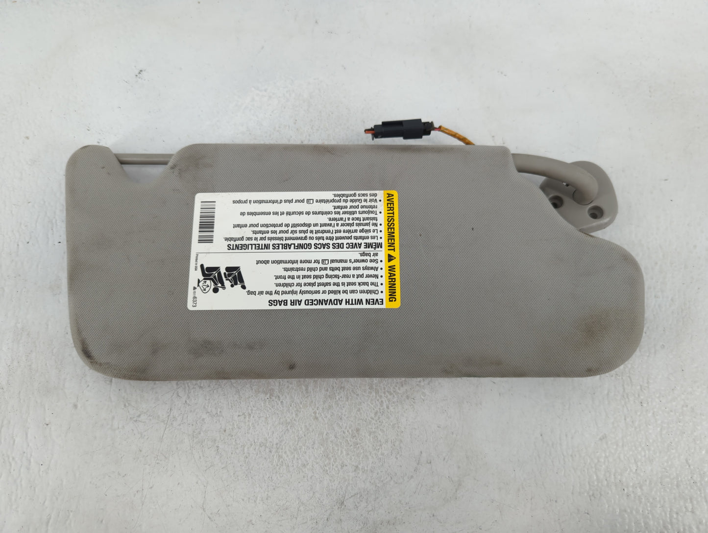 2006-2016 Chevrolet Impala Sun Visor Shade Replacement Passenger Right Mirror Fits OEM Used Auto Parts - Oemusedautoparts1.c