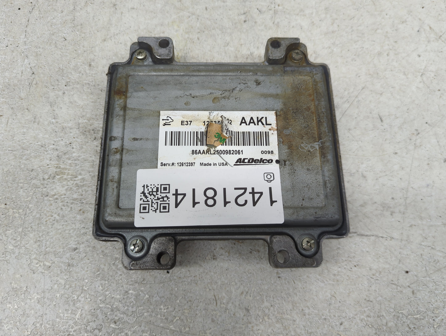 2007-2012 Chevrolet Malibu PCM Engine Control Computer ECU ECM PCU OEM P/N:12612397 E37 Fits Fits 2007 2008 2009 2010 2011 2