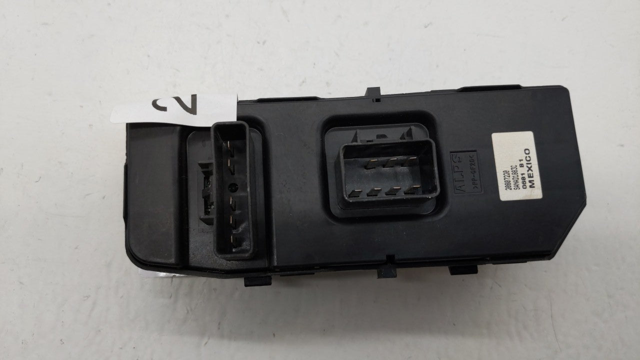 2010-2011 Chevrolet Malibu Master Power Window Switch Replacement Driver Side Left P/N:20952785 25993395 Fits Fits 2010 2011