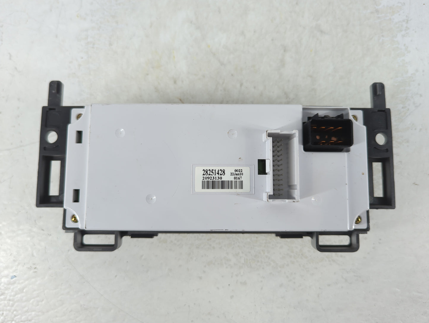 2010 Chevrolet Malibu Climate Control Module Temperature AC/Heater Replacement P/N:28251428 Fits OEM Used Auto Parts - Oemus