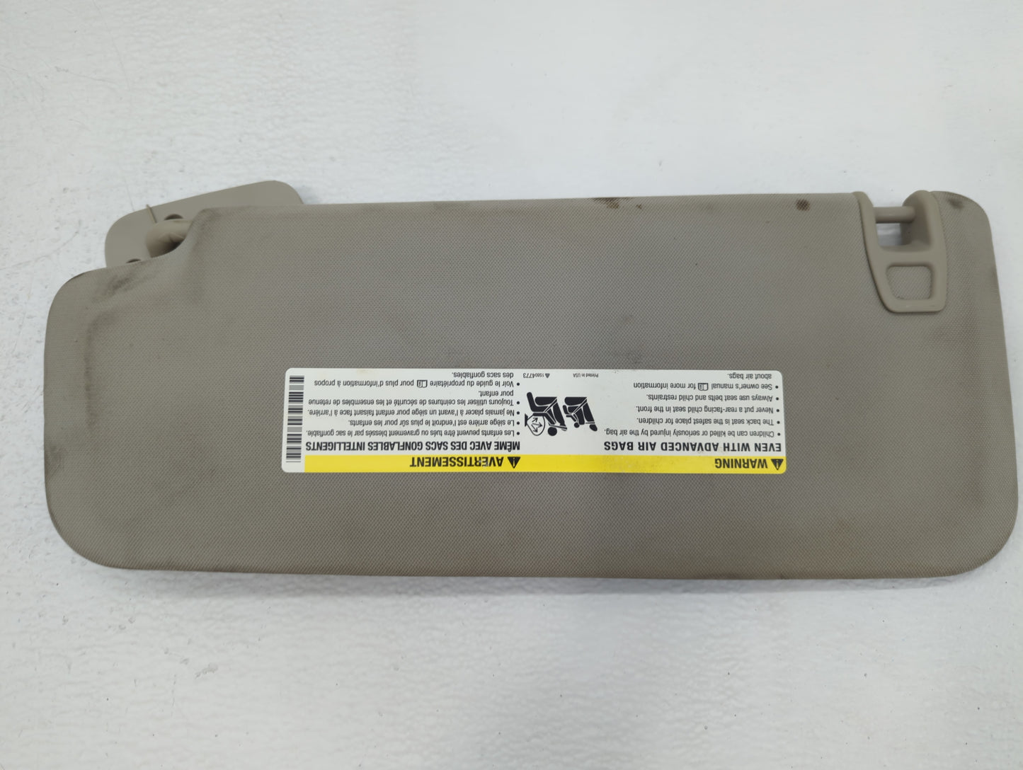 2007-2013 Chevrolet Silverado 1500 Sun Visor Shade Replacement Passenger Right Mirror Fits OEM Used Auto Parts - Oemusedauto