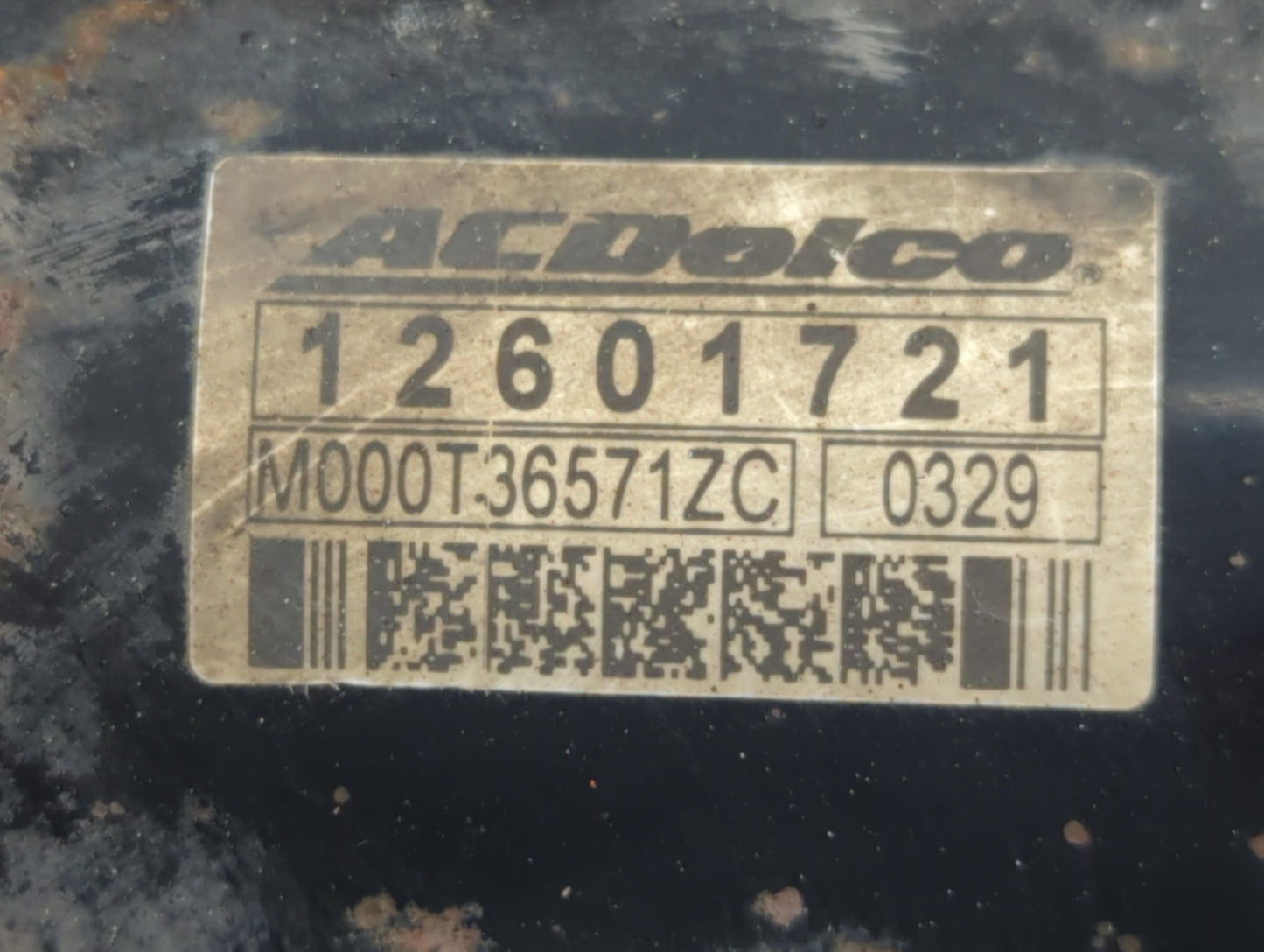 2010 Chevrolet Traverse Car Starter Motor Solenoid OEM P/N:M000T36571ZC 12601721 Fits OEM Used Auto Parts - Oemusedautoparts