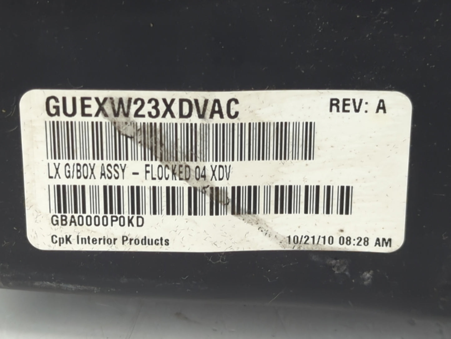 2010 Chrysler 300 Passenger Glove Box Door Storage Compartment - Oemusedautoparts1.com
