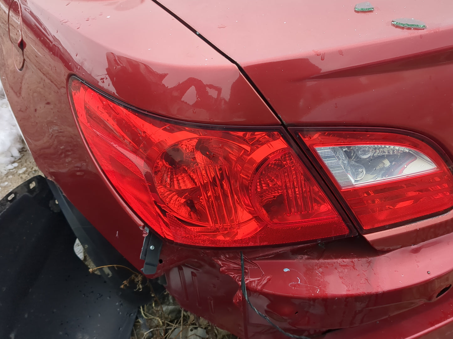 2009-2010 Chrysler Sebring Tail Light Assembly Driver Left OEM Fits Fits 2009 2010 OEM Used Auto Parts - Oemusedautoparts1.c