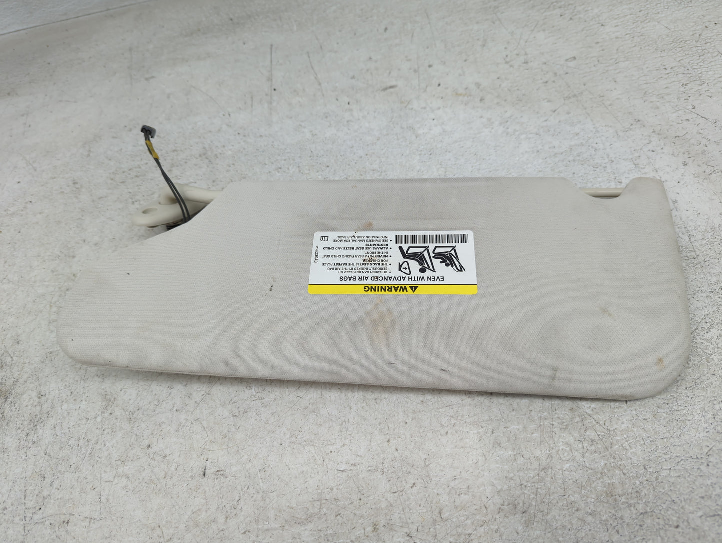 2008-2010 Chrysler Sebring Sun Visor Shade Replacement Passenger Right Mirror Fits Fits 2008 2009 2010 OEM Used Auto Parts -