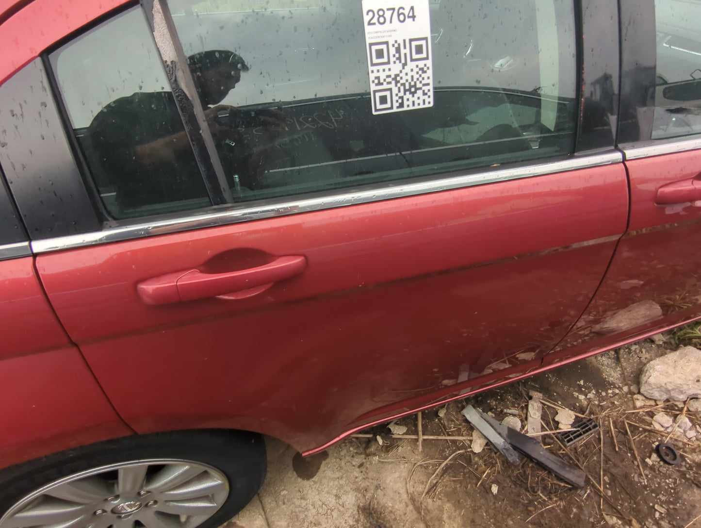 2007-2010 Chrysler Sebring Passenger Rear Door Oem 1055577 - Oemusedautoparts1.com