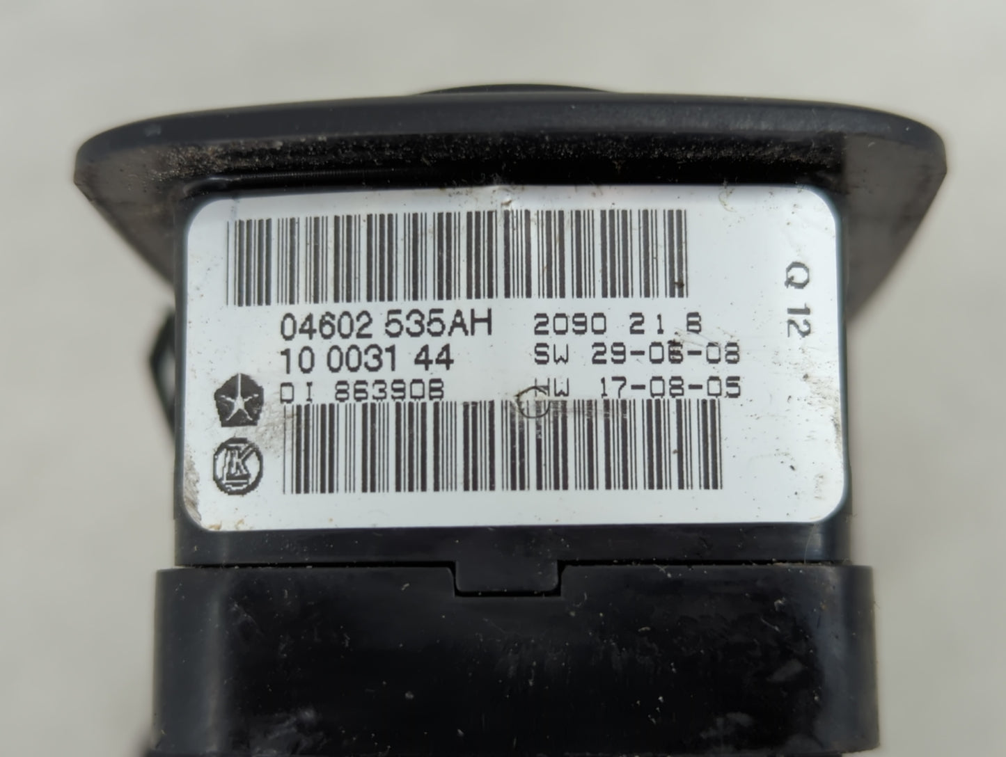 2008-2011 Chrysler Town & Country Master Power Window Switch Replacement Driver Side Left P/N:04602535AH Fits OEM Used Auto
