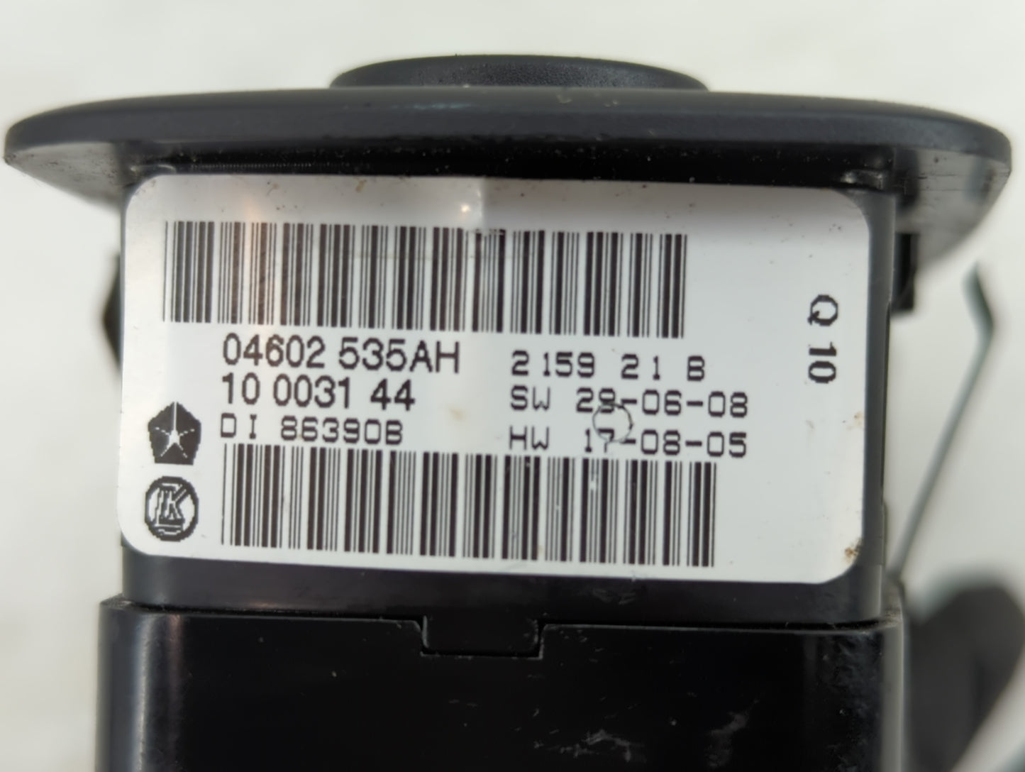 2008-2011 Chrysler Town & Country Master Power Window Switch Replacement Driver Side Left P/N:04602 535AH Fits OEM Used Auto