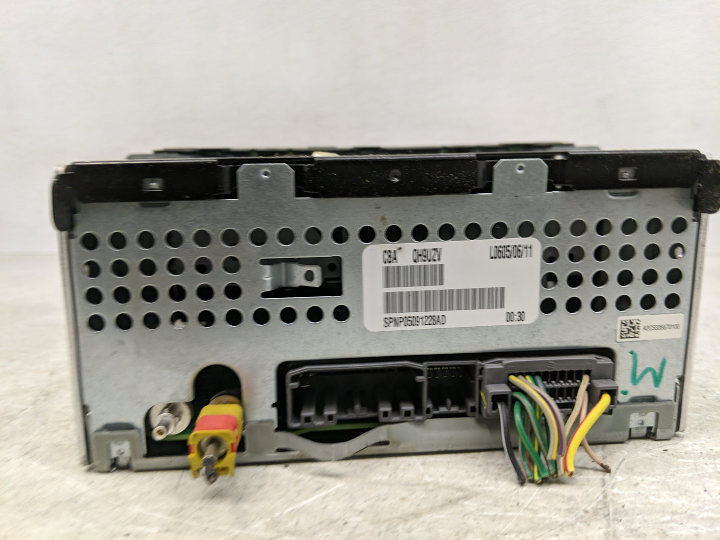 2009-2011 Chrysler Town & Country Radio AM FM Cd Player Receiver Replacement P/N:P05091117AC Fits Fits 2008 2009 2010 2011 O