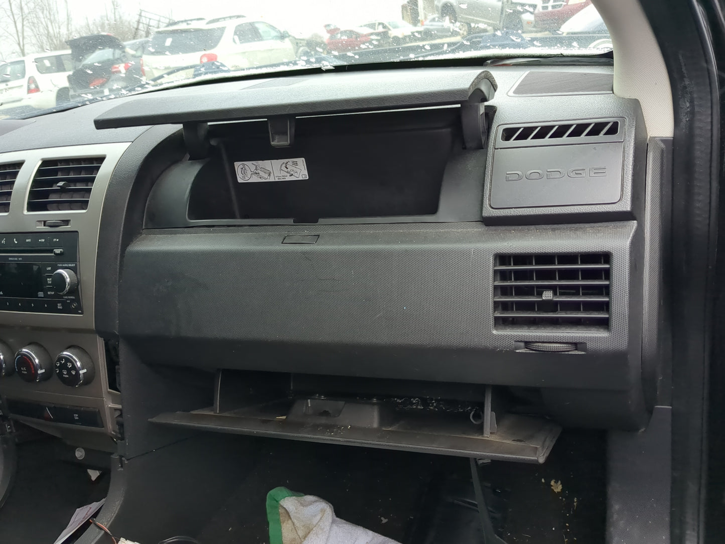 2010 Dodge Avenger Passenger Glove Box Door Storage Compartment - Oemusedautoparts1.com