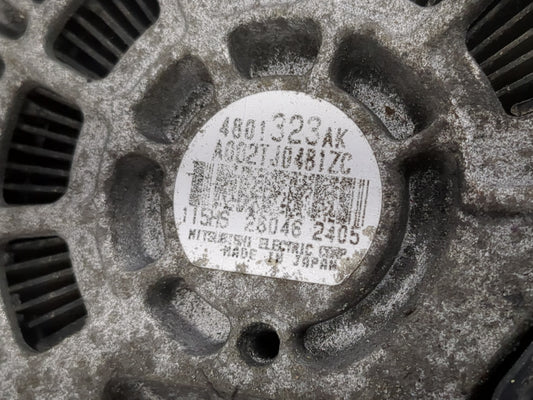 2007-2012 Dodge Caliber Alternator Replacement Generator Charging Assembly Engine OEM P/N:A002TJ0481ZC 4801323AK Fits OEM Used Auto Parts