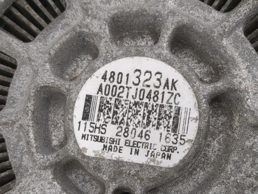 2007-2012 Dodge Caliber Alternator Replacement Generator Charging Assembly Engine OEM P/N:A002TJ0481ZC 4801323AK Fits OEM Used Auto Parts