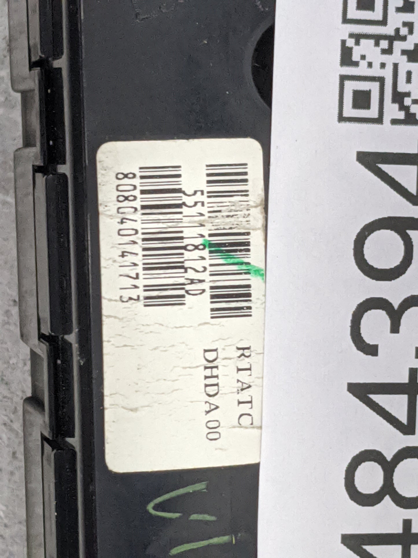 2009-2010 Dodge Journey Climate Control Module Temperature AC/Heater Replacement P/N:55111812AD Fits Fits 2008 2009 2010 OEM
