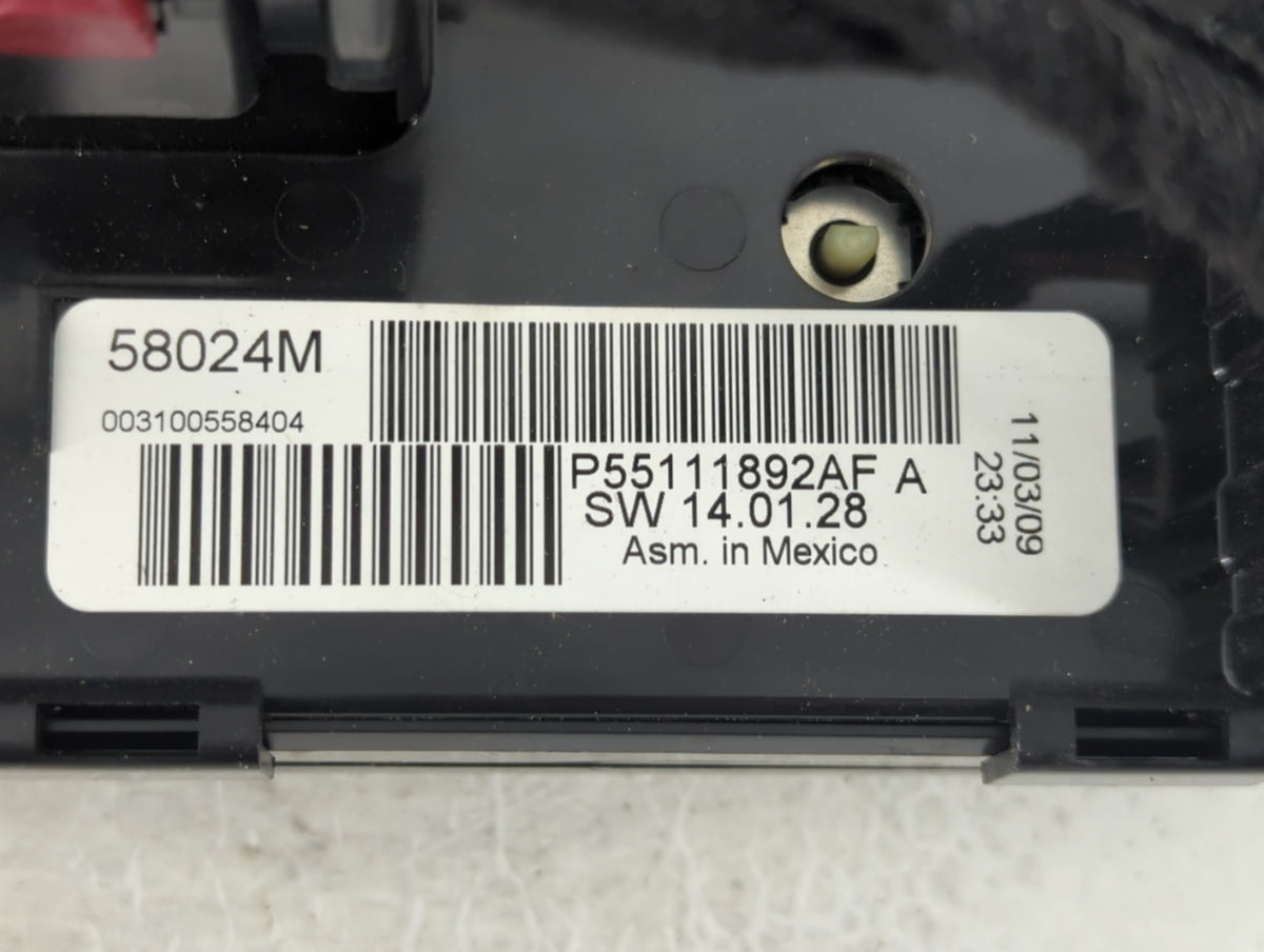 2009-2010 Dodge Journey Climate Control Module Temperature AC/Heater Replacement P/N:P55111892AF A Fits Fits 2009 2010 OEM U
