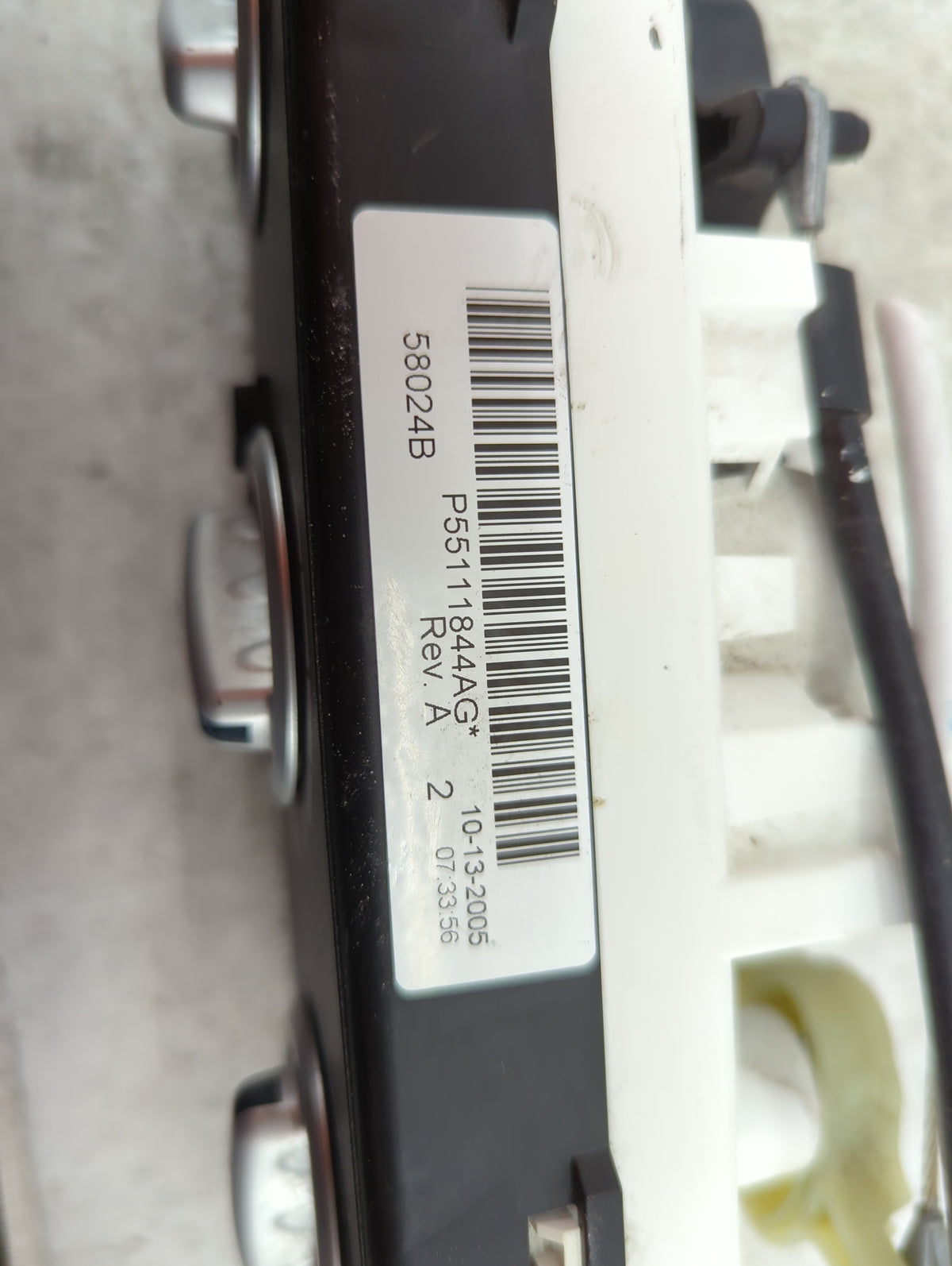2010 Dodge Ram 1500 Climate Control Module Temperature AC/Heater Replacement P/N:P55111844AG 58024B Fits OEM Used Auto Parts