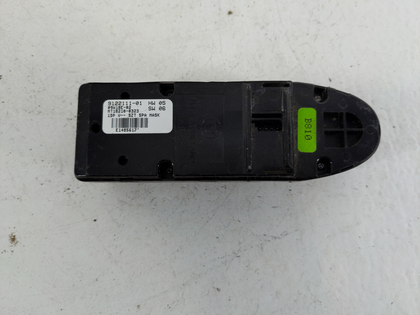 2010 Fob Case Bmw Master Power Window Switch Replacement Driver Side Left P/N:9122111-01 MT51410-0206 Fits OEM Used Auto Par