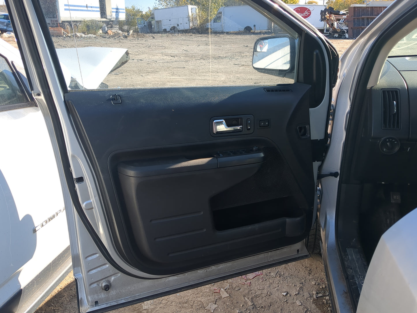 2010 Ford Edge Front Left Driver Interior Door Panel Trim - Oemusedautoparts1.com