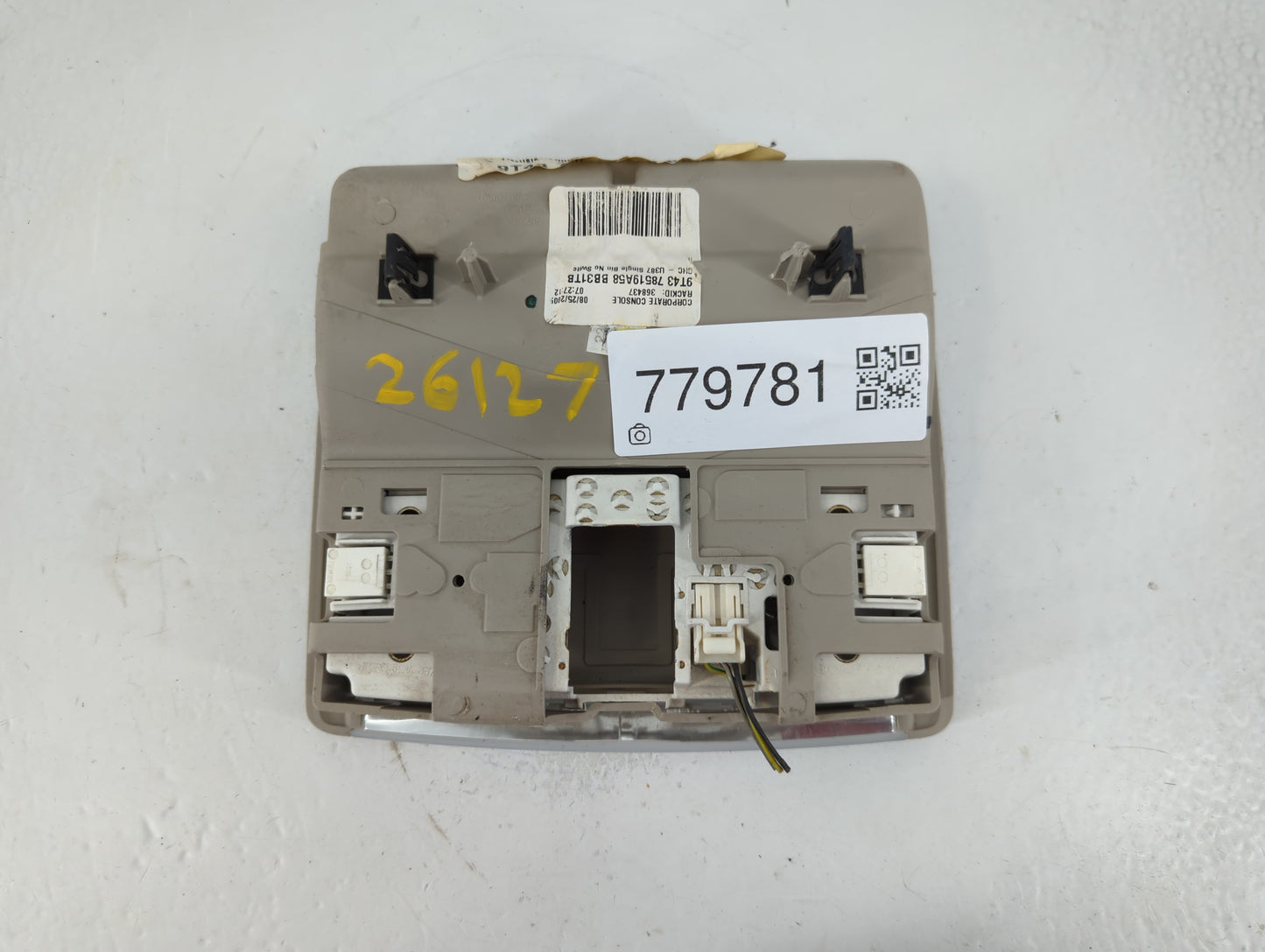 2009-2014 Ford Edge Overhead Roof Console 779781 - Oemusedautoparts1.com