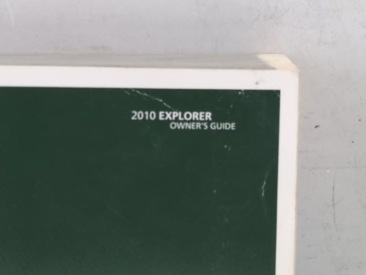 2010 Ford Explorer Owners Manual Book Guide P/N:AL2J 19A321 AA OEM Used Auto Parts