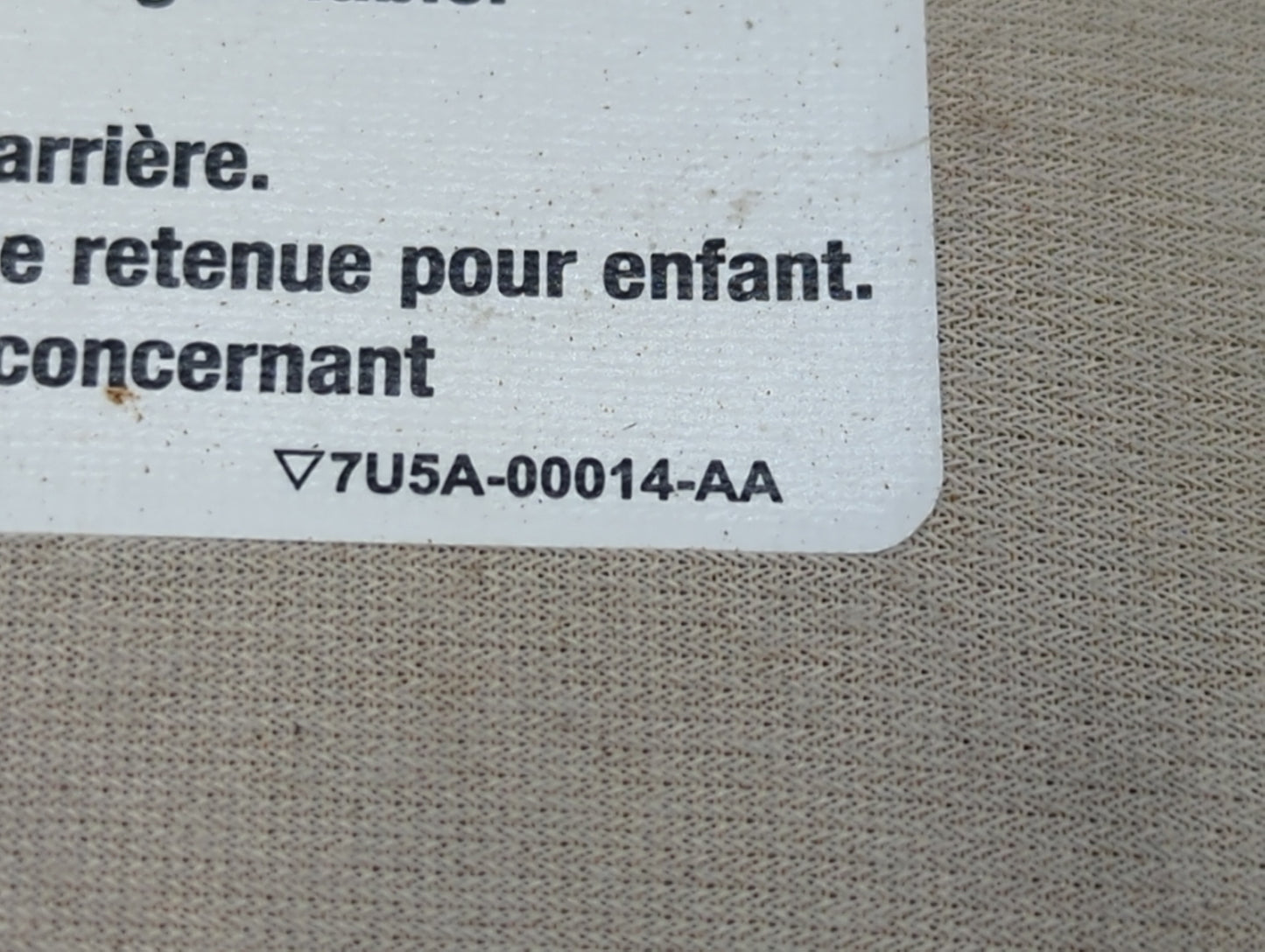 2009-2010 Ford F-150 Sun Visor Shade Replacement Passenger Right Mirror Fits Fits 2009 2010 OEM Used Auto Parts - Oemusedaut