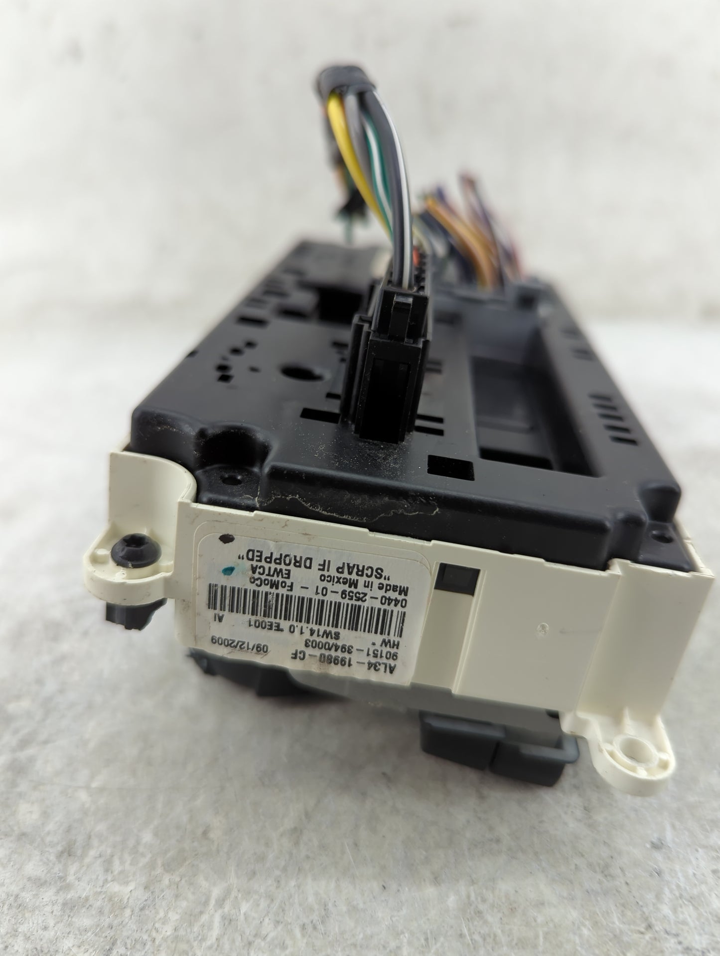 2010 Ford F150 Pickup Climate Control Module Temperature AC/Heater Replacement P/N:AL34-19980-CF 2677047 Fits OEM Used Auto