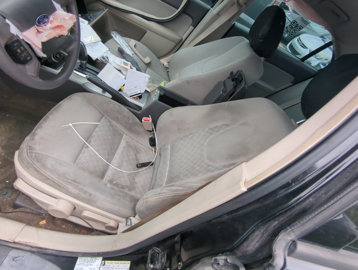 2010-2010 Ford Fusion Driver Front Seat Oem Grey - Oemusedautoparts1.com