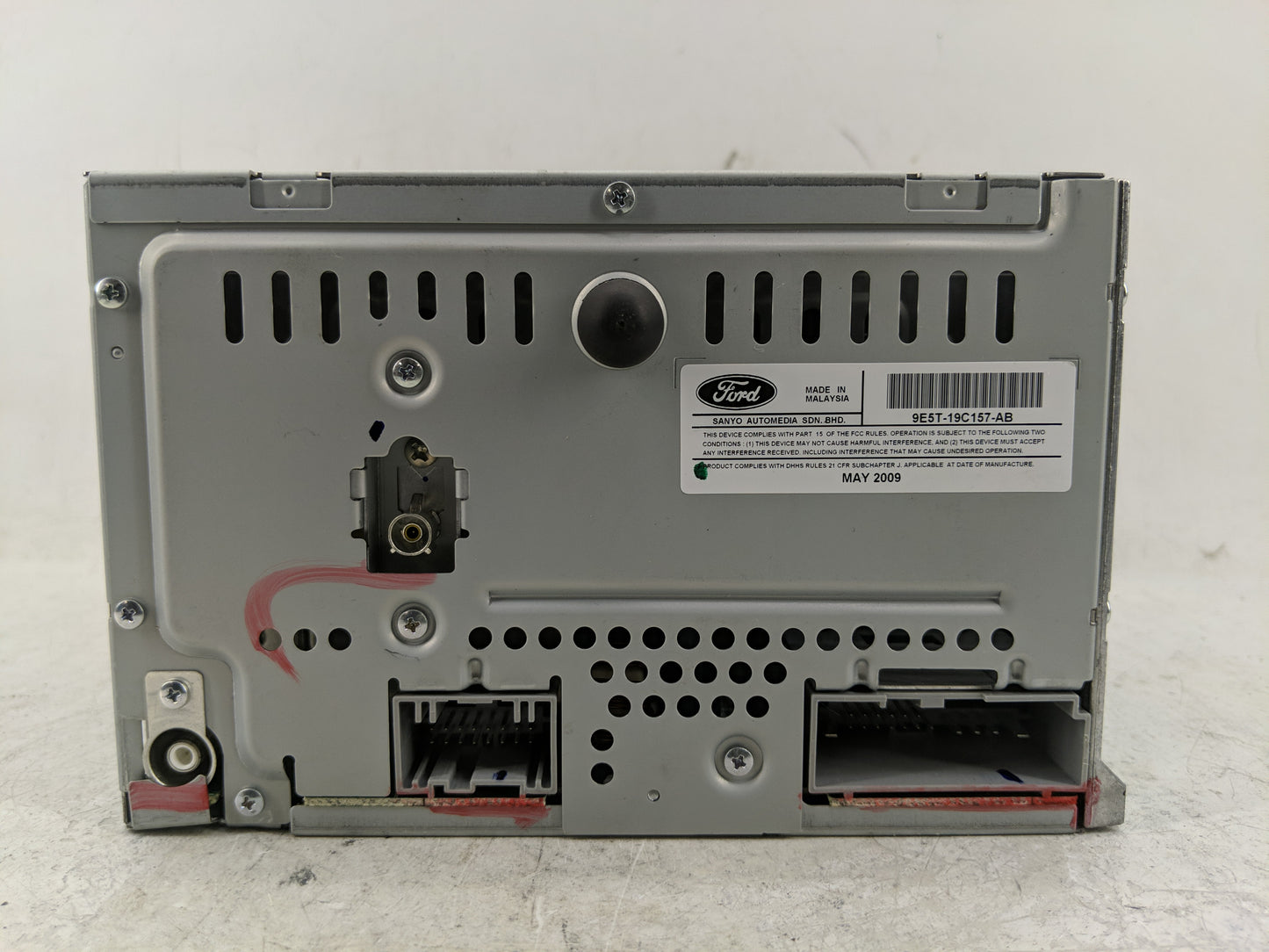 2010 Ford Fusion Radio AM FM Cd Player Receiver Replacement P/N:9E5T-19C157-AB Fits OEM Used Auto Parts - Oemusedautoparts1.