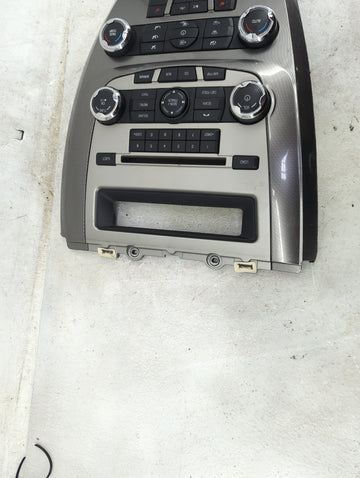 2010-2012 Ford Fusion Radio Control Panel Silver 1491606
