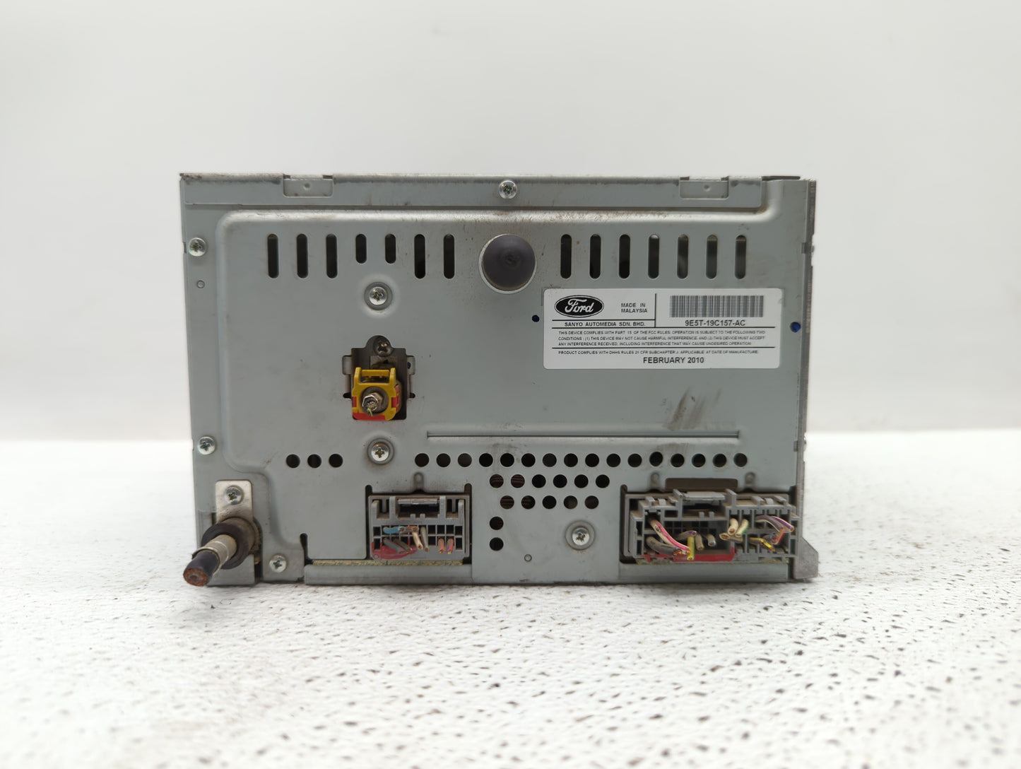 2010-2012 Ford Fusion Radio AM FM Cd Player Receiver Replacement P/N:9E5T-19C157-AC 9E5T-18A802-AE Fits Fits 2010 2011 2012