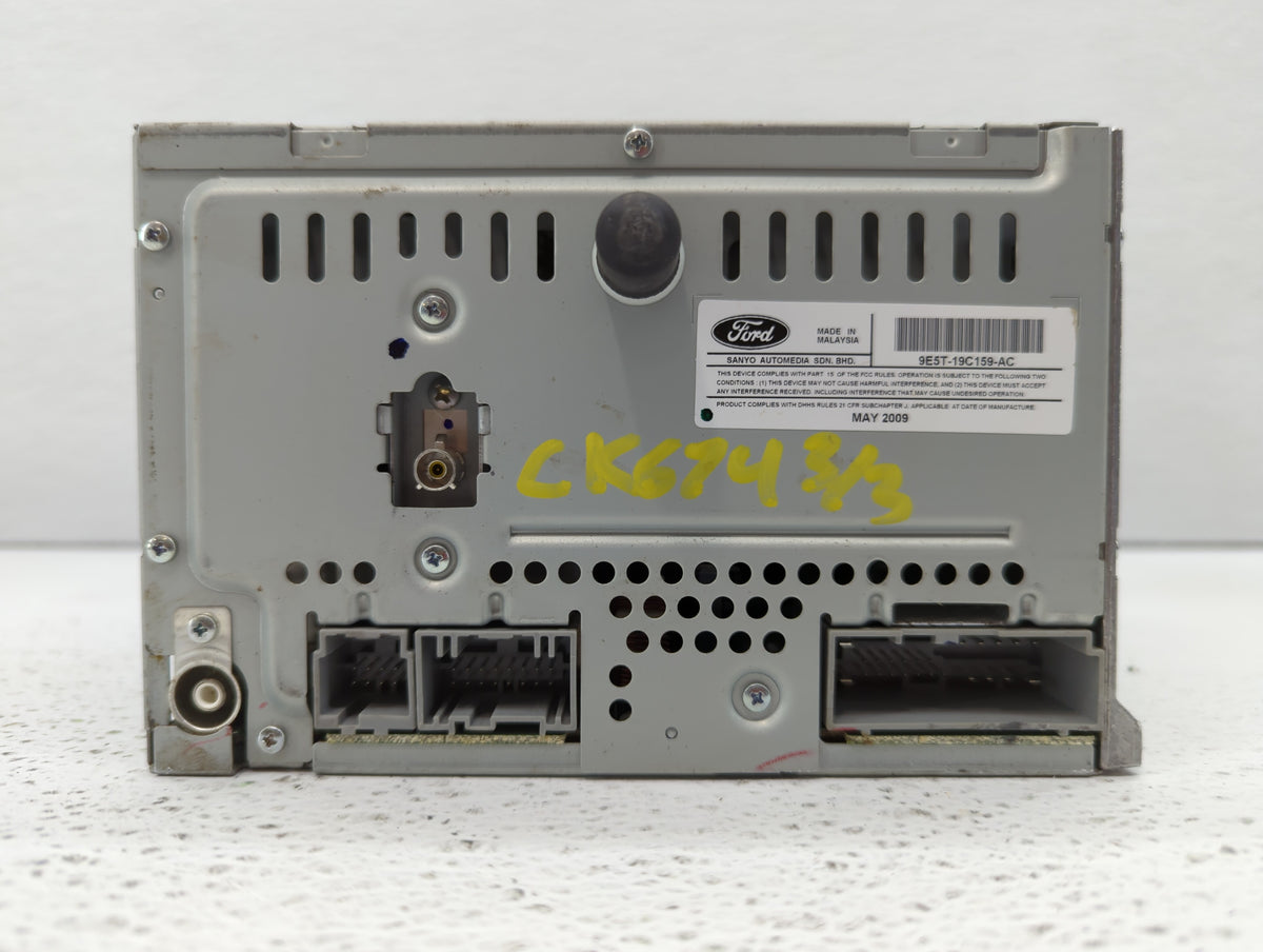 2010-2010 Ford Fusion Am Fm Cd Player Radio Receiver 451786 - Oemusedautoparts1.com