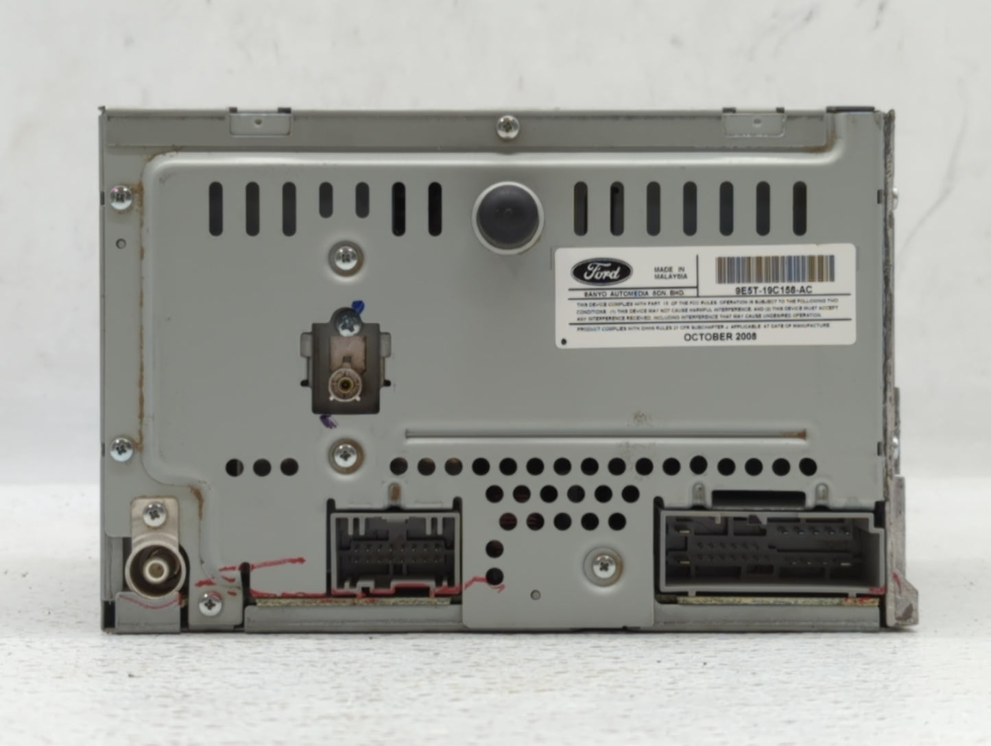 2010 Ford Fusion Radio AM FM Cd Player Receiver Replacement P/N:9E5T-19C158-AC Fits OEM Used Auto Parts - Oemusedautoparts1.