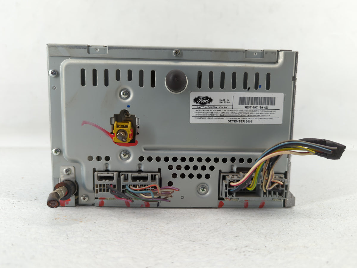 2010 Ford Fusion Radio AM FM Cd Player Receiver Replacement P/N:9E5T-19C159-AD Fits OEM Used Auto Parts - Oemusedautoparts1.